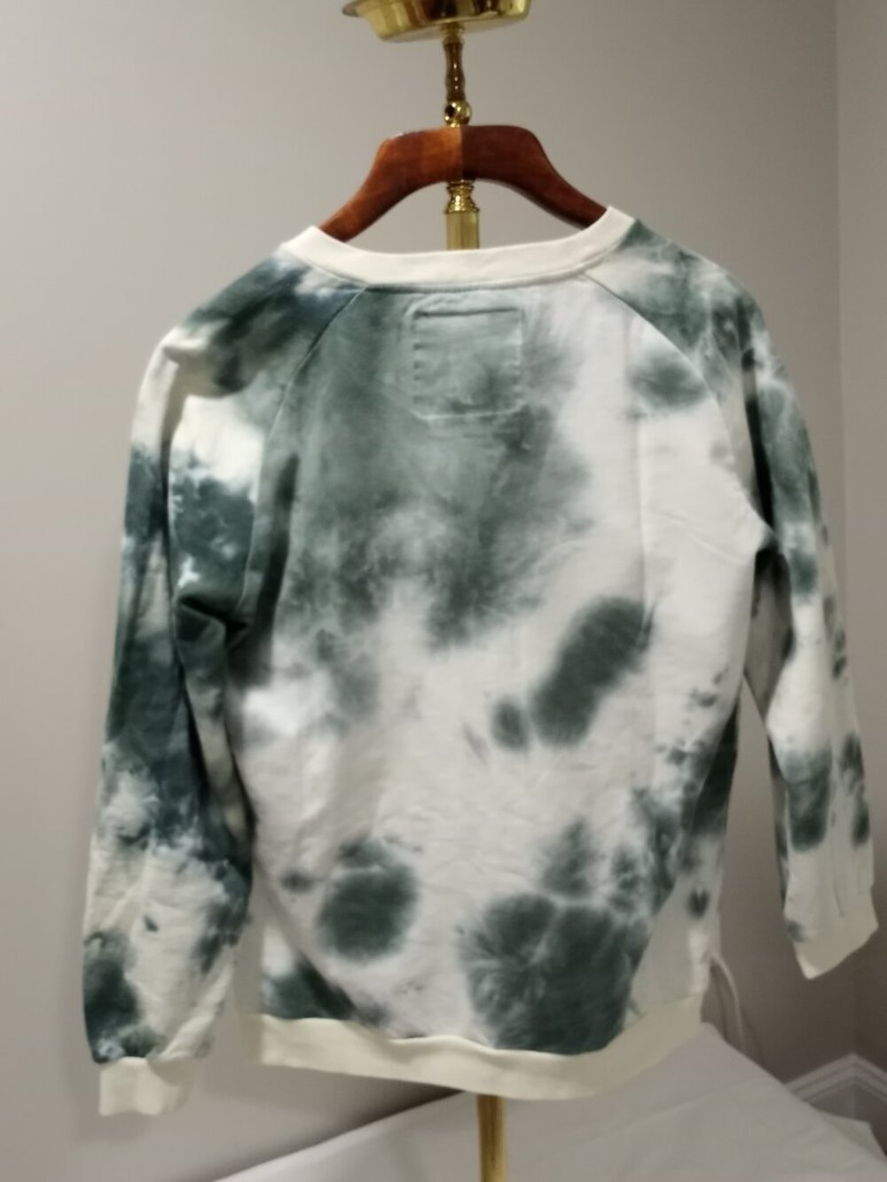 CHAD S02 THOMAS BARBUSCA GREEN TIE DYE SWEATSHIRT MEN SIZE L - Picture 7 of 9